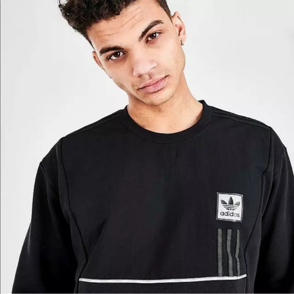 ADIDAS ORIGINALS $70 ID96 Men's Training Sweatshirt Sweater Crew NEW GU9410 S-XL